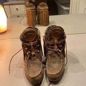 Free people El Vaquero Apache fringe boots